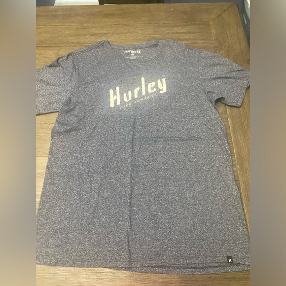 Hurley Men's Varsity Script Tee T-Shirt Gray Size Large - Picture 1 of 5